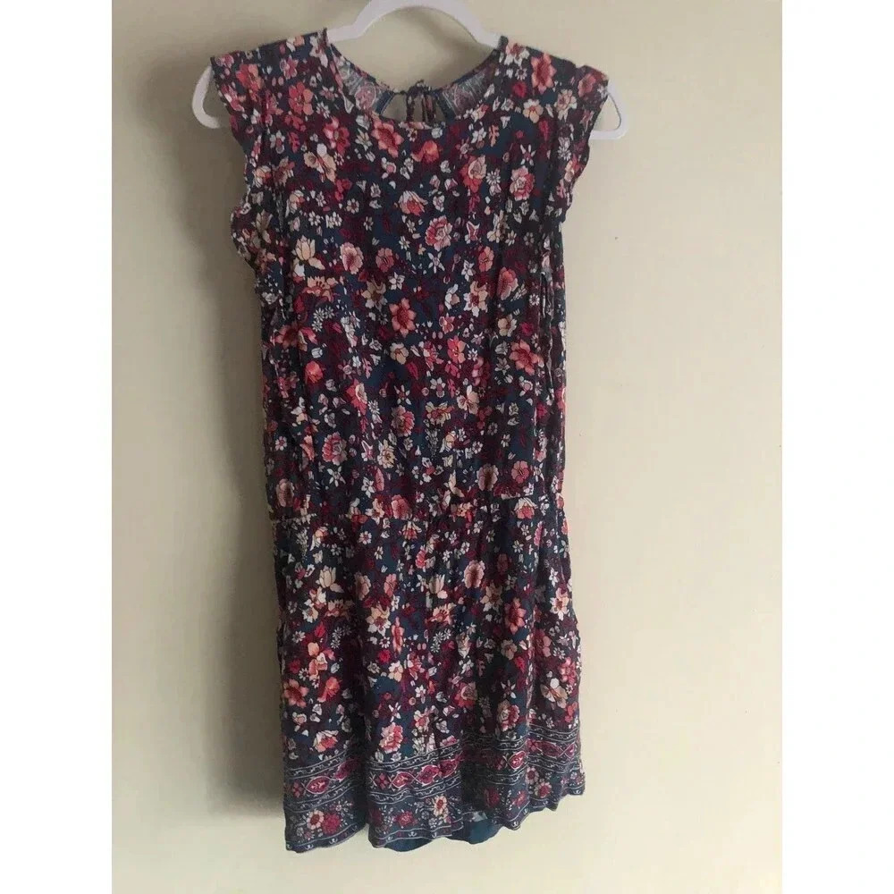Ann Taylor LOFT Women’s Floral Print Shorts Romper sz M